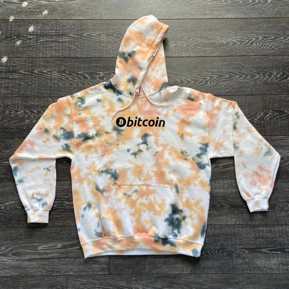 Bitcoin Tie Dye Hoodie
